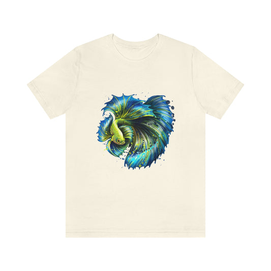 Unisex Jersey Short Sleeve Tee "Colorful tropical fish"