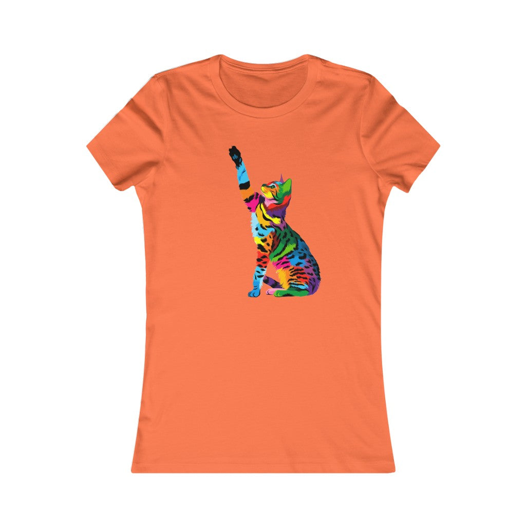 Women's Favorite Tee "Abstract bengal cat"